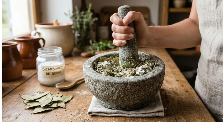 Laurel y bicarbonato: un truco casero para eliminar olores