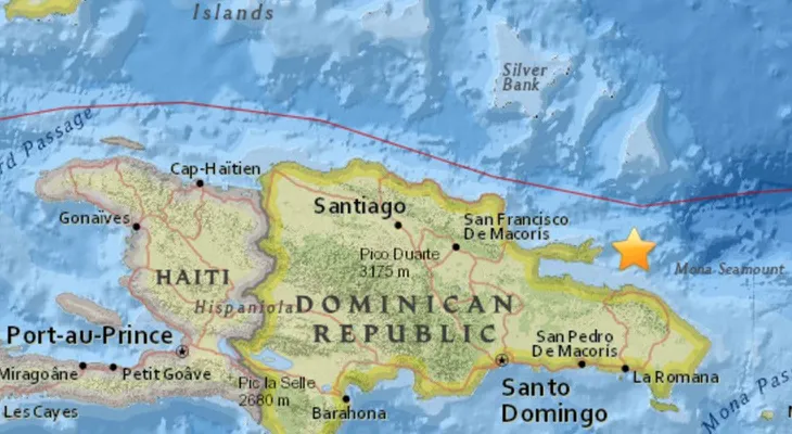 Sismo de 4,8 sacude República Dominicana