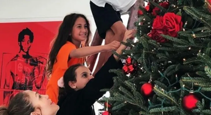 La Navidad llega al hogar de Jennifer López y Alex Rodríguez