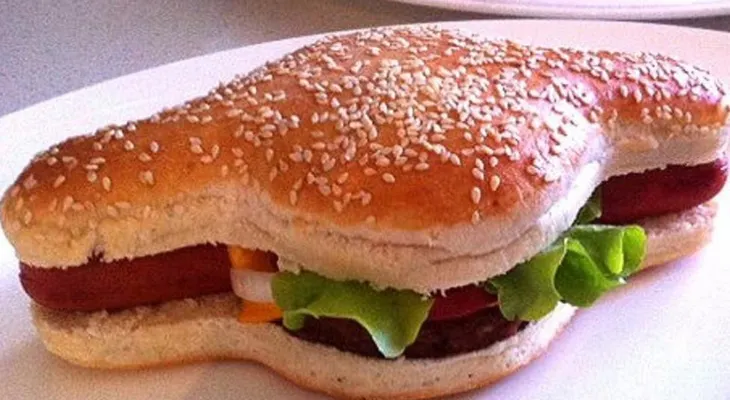 Hamdog; híbrido de hot dog y hamburguesa que revoluciona Internet