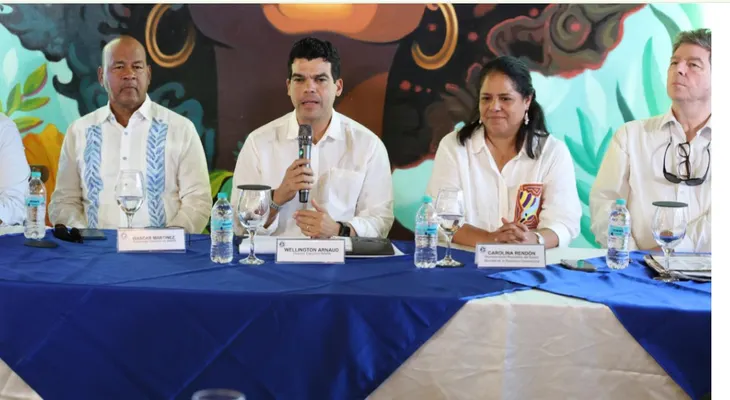 Arnaud y Banco Mundial presentan avances en proyecto de agua en Moca