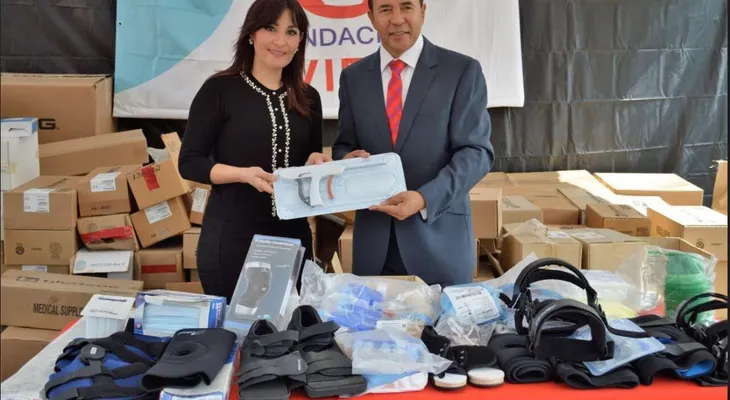 SRSM recibe donación suministros médicos Fundación Oviedo