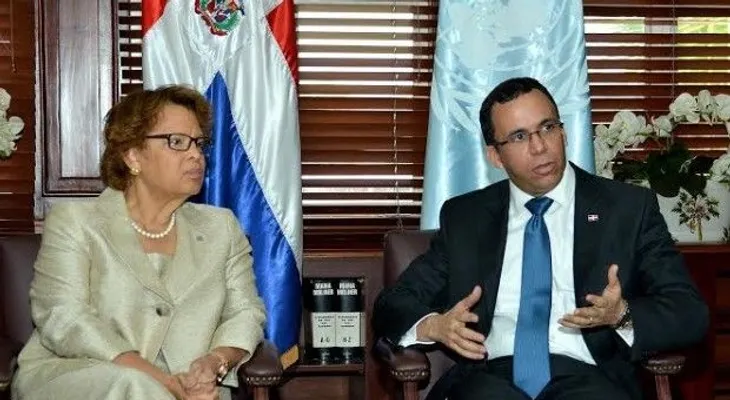 Canciller recibe jefa de la Minustah en Haití