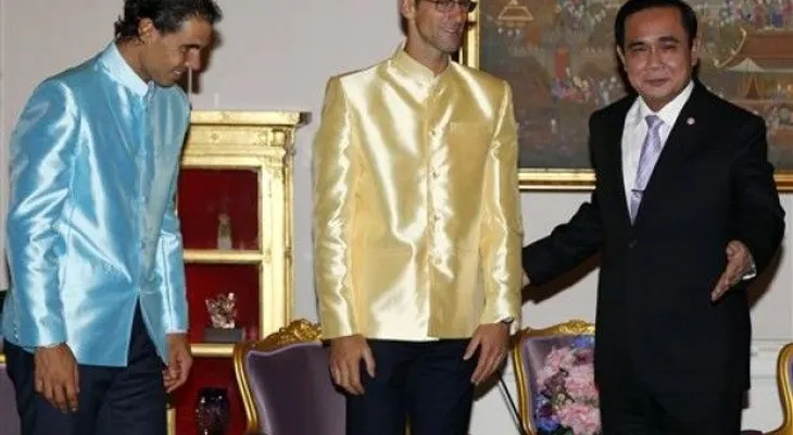 Djokovic y Nadal mezclan política con el tenis en Tailandia