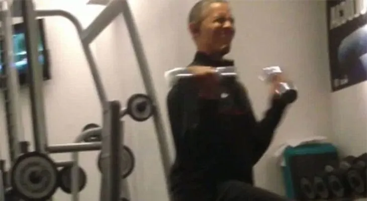 Escándalo: las fotos de Obama robadas en la intimidad del gimnasio