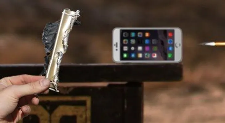 ¿Sobreviviría el nuevo iPhone 6 al impacto de una bala del calibre 50?