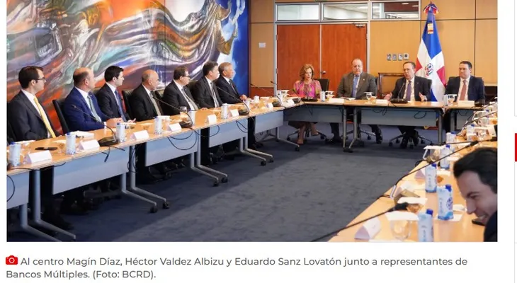 Valdez Albizu, Magín Díaz y Sanz Lovatón analizan con la banca impacto de crisis en Oriente Medio sobre economía