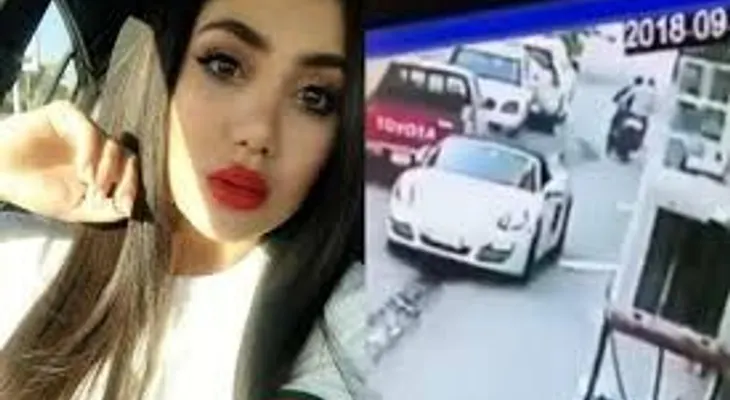 IMAGENES FUERTES: Momento del asesinato a tiros de Miss Bagdad 2015 mientras conducía su Porsche