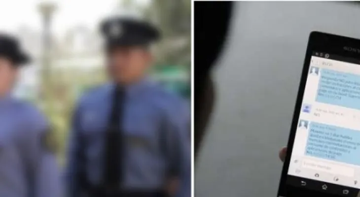 Una policía revisa el celular a su esposo y desencadena un escándalo que sacudiría fuerza policial
