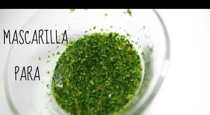 Mascarilla de perejil, limón y azúcar para las manchas en el ROSTRO