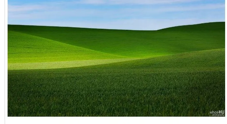 Un taiwanés toma por casualidad una foto igual que el fondo de pantalla de Windows