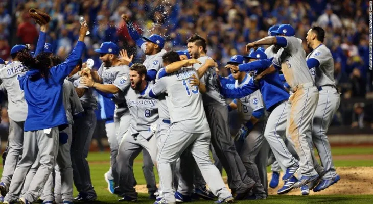 Los Reales de Kansas City, campeones de la Serie Mundial