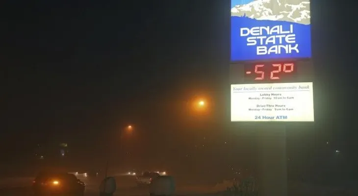 Temperaturas bajan en Alasaka hasta los 40 grados bajo cero