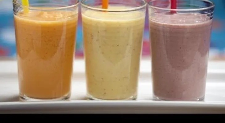 Batido de proteínas con frutas para después o antes del gimnasio