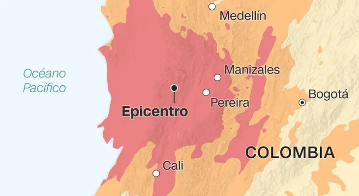 El terremoto en Colombia explicado con mapas y gráficos