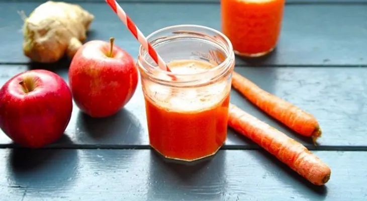 Jugo de zanahoria para la longevidad