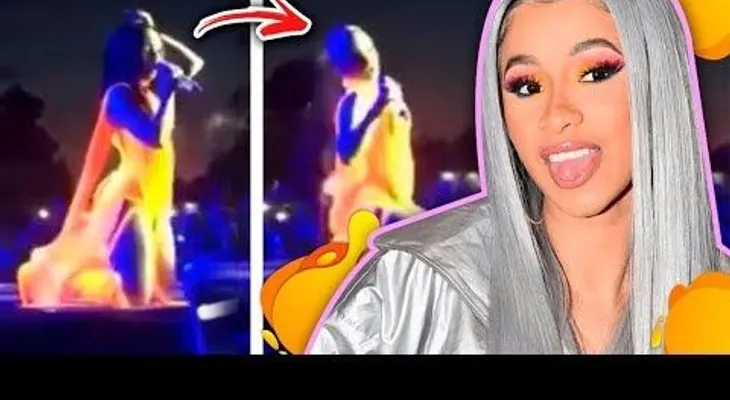 Cardi B. tira su peluca al público en un concierto