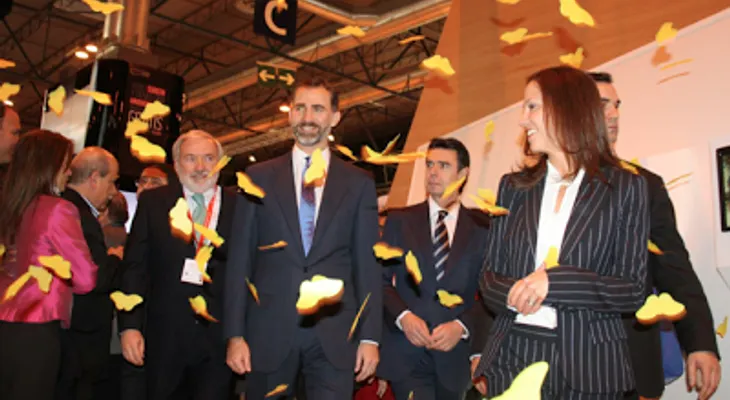 España: Príncipes de Asturias comparten con delegación RD en feria turística