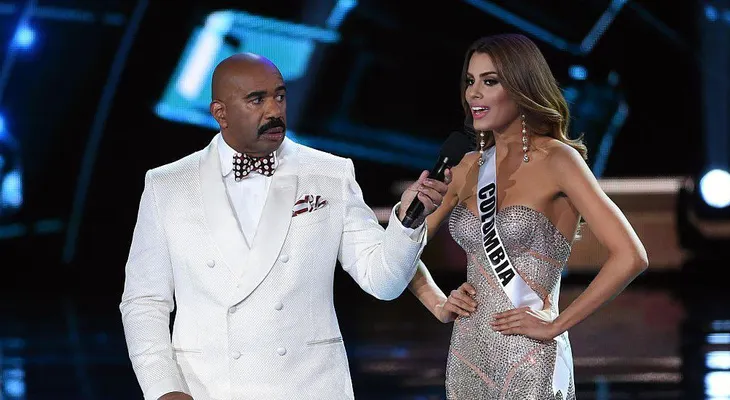 Miss Colombia y Steve Harvey se reencontraron: ¿sin rencores?