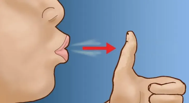 Esto es lo que le sucede a tu cuerpo si soplas aire en tu pulgar. ¡Como si fuera magia!