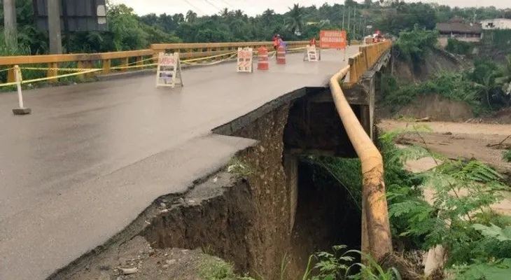 Obras Públicas cierra puente sobre río Jabonico, por el deterioro que presenta 