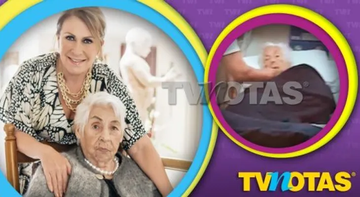 Abuelita de Laura Zapata, tras complicado procedimiento, ¡ya fue dada de alta!