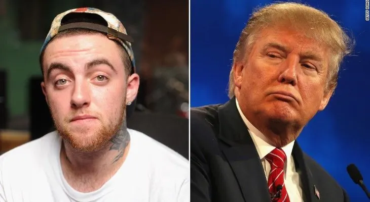 El rapero Mac Miller reaviva pelea con Donald Trump