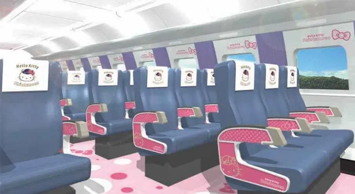 ¿Cuál es el tren bala más tierno del mundo? El de Hello Kitty en Japón