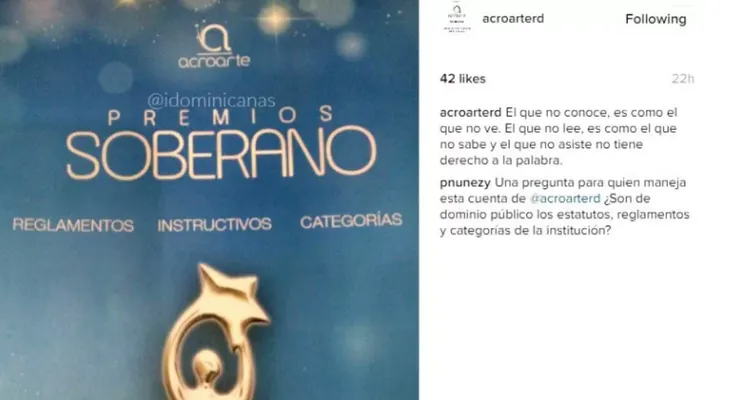 El que no conoce es como el que no ve; fuetazo de ACROARTE a críticos de premios