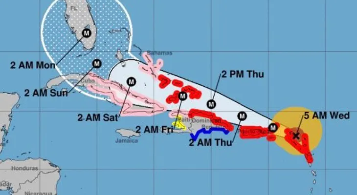  Huracán más peligroso de la historia se acerca a la República Dominicana temprano este JUEVES 
