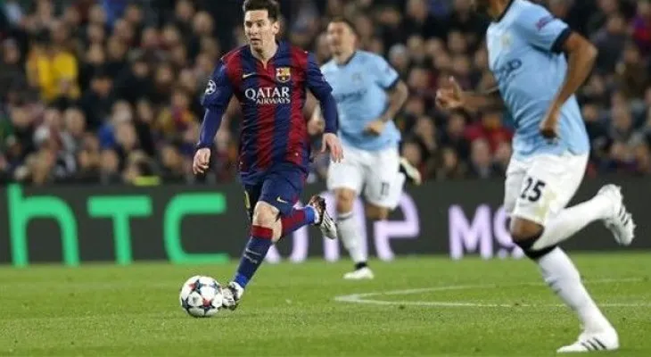 Messi brilla sin anotar y el Barcelona elimina al Man City 