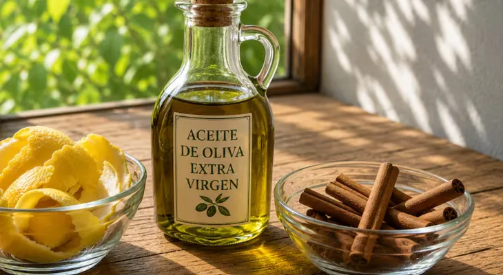 Aceite de oliva, limón y canela: un aromatizante natural para el hogar