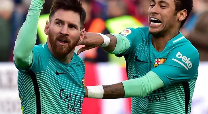 Messi le da vida al Barcelona en la Liga de España