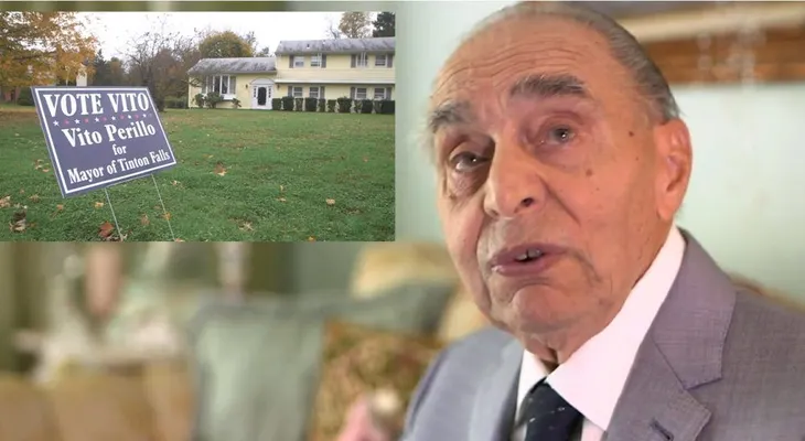 Vito Perillo, un veterano de la II Guerra Mundial con 93 años de edad fue elegido alcalde en poblado de NJ
