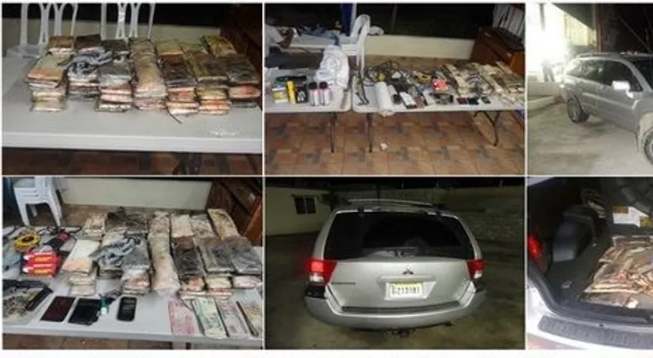 La DNCD ocupa cerca de un centenar de paquetes cocaína en Boca Chica