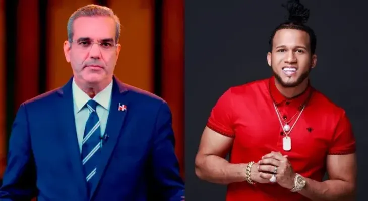 Abinader felicita a El Alfa; cantante urbano responde: "¡wow increíble!. Que Dios lo bendiga Presidente 