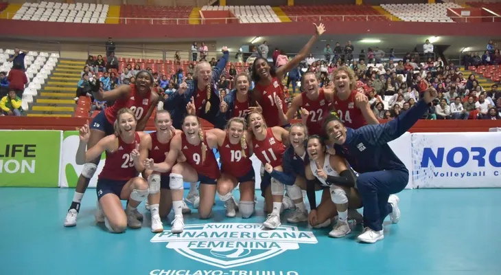 Sexteto de EEUU derrota a RD y se corona campeón de la Copa Panam de Voleibol