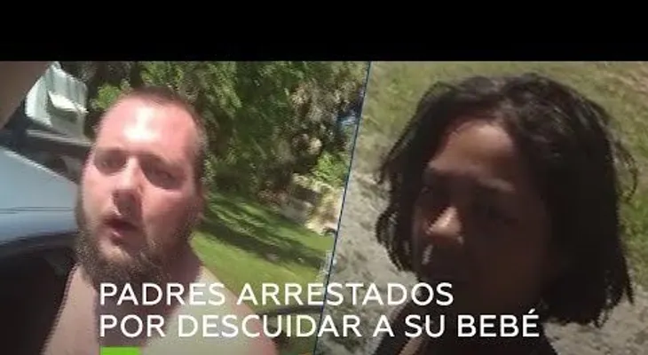 Arrestan padres por descuidar a su bebé