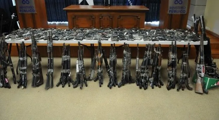 Ministerio Público confisca más de 500 armas de fuego ilegales en 6 meses