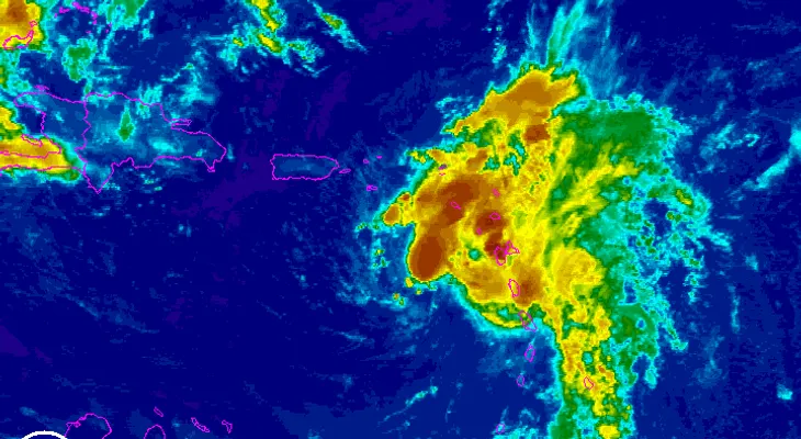 Bertha incomunica e inunda varias comunidades en el Este de la República Dominicana 