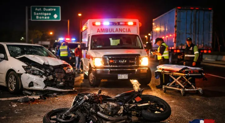 Accidentes de tránsito causaron el doble de muertes que covid en RD entre 2020 y 2022