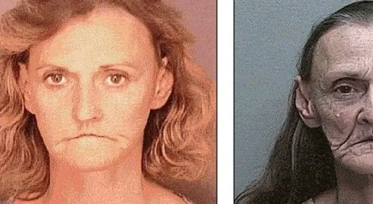 El rostro de la droga: antes y después de la adicción