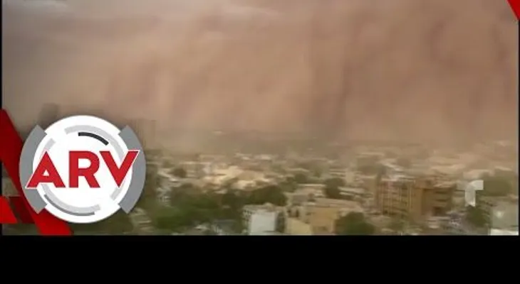 Una tormenta de polvo o "haboob" cubre la capital de Níger; provocará enfermedades