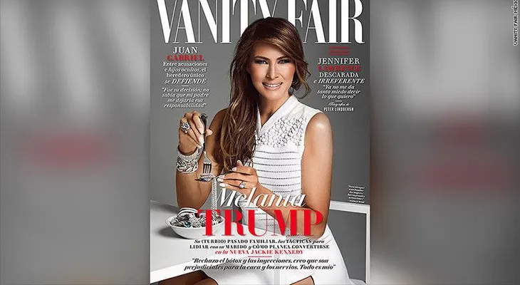Melania Trump protagoniza la portada de Vanity Fair México en un momento incómodo