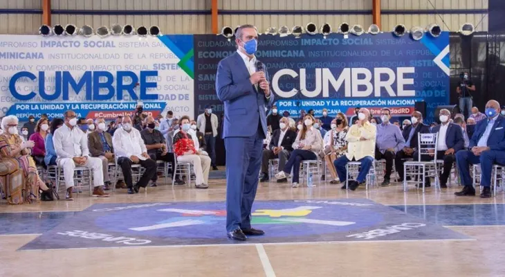 Abinader propone convertir Cumbre por la Unidad y Recuperación en espacio permanente de consulta