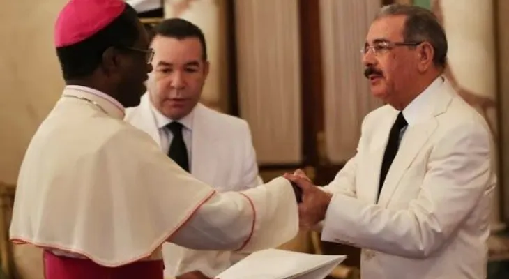 Danilo Medina acreditará este martes el nuevo Nuncio Apostólico