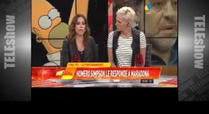 El fuerte mensaje de Homero Simpson a Diego Maradona genera comentarios