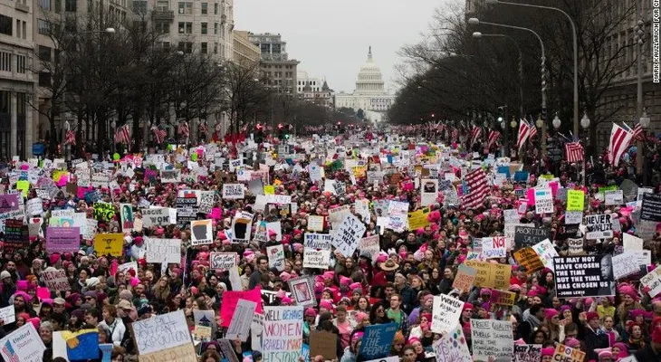 Más de un millón de personas marcharon en EE.UU. contra Trump, y eso sin contar Washington
