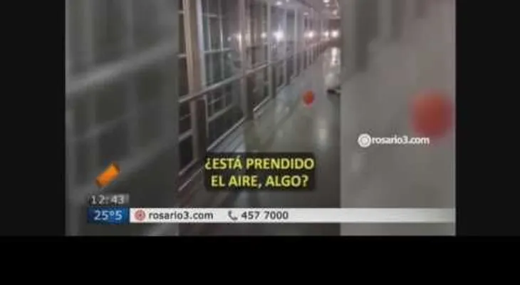 Un globo se desplaza solo y persigue a la gente en un hospital de niños