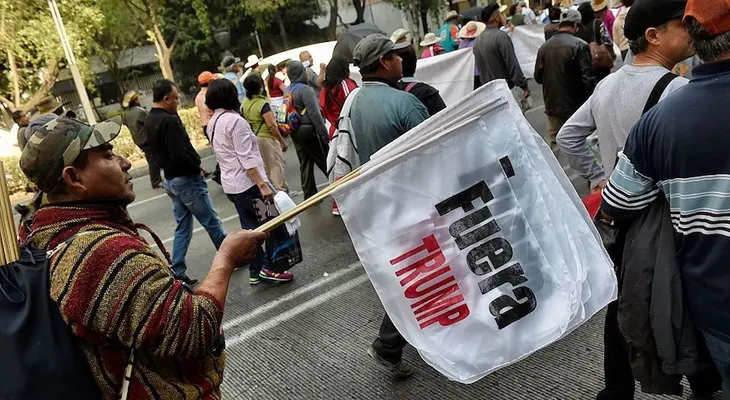 Minuto a minuto: #VibraMéxico: Mexicanos marchan contra Donald Trump